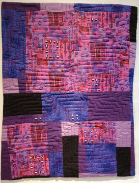  Fianl shot of the purple quilt