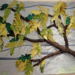 Oak Leaves 45" X 30" $ 350.00