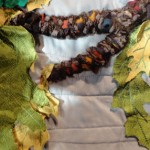 Oak leaves close up2